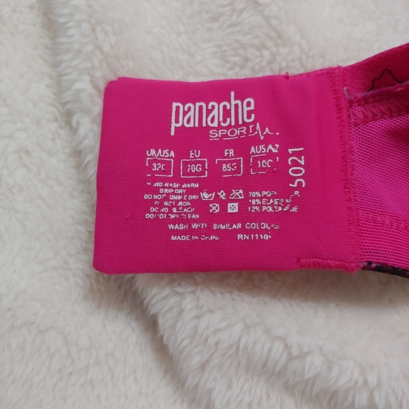 [SOLD] UK size 32G Panache Underwired Sports bra - Picture 2 of 3